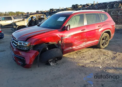 2019 Volkswagen Atlas 3.6L V6 Sel R-Line from USA, damaged, VIN 1V2SR2CA3KC506582